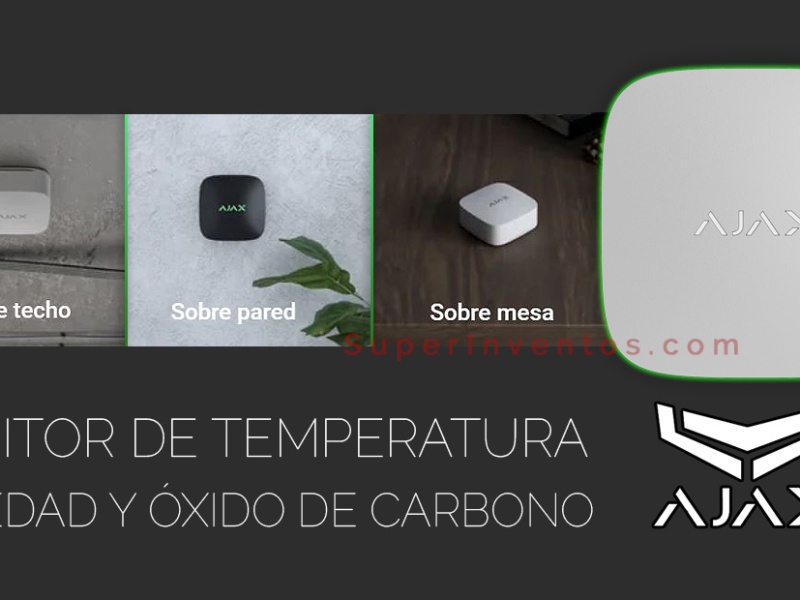 Ajax LifeQuality: el nuevo monitor de calidad del aire que mejorará tu salud