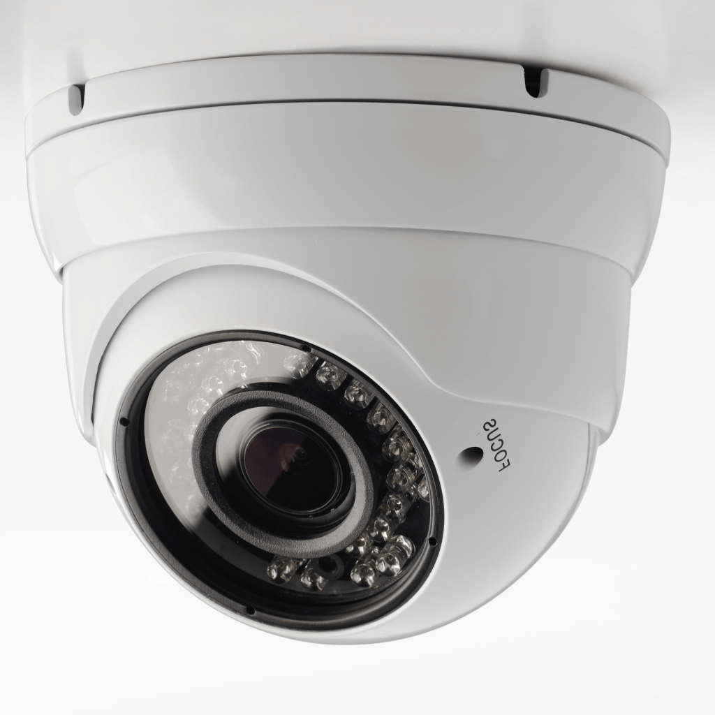 cámara de vigilancia domo tipo turret