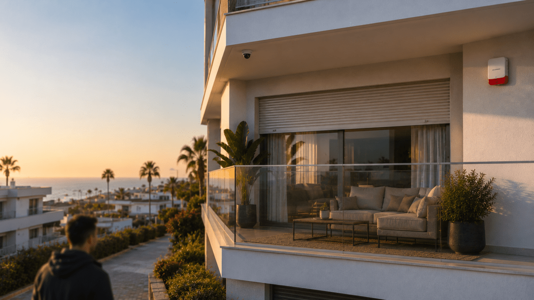 Vivienda vacía protegida con alarma anti okupa sin cuotas y sirena exterior